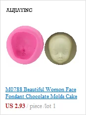 M0947 девушка лицо силиконовая форма помадка форма торт украшения инструменты формы для шоколадной мастики, сахарное ремесло, кухонные гаджеты