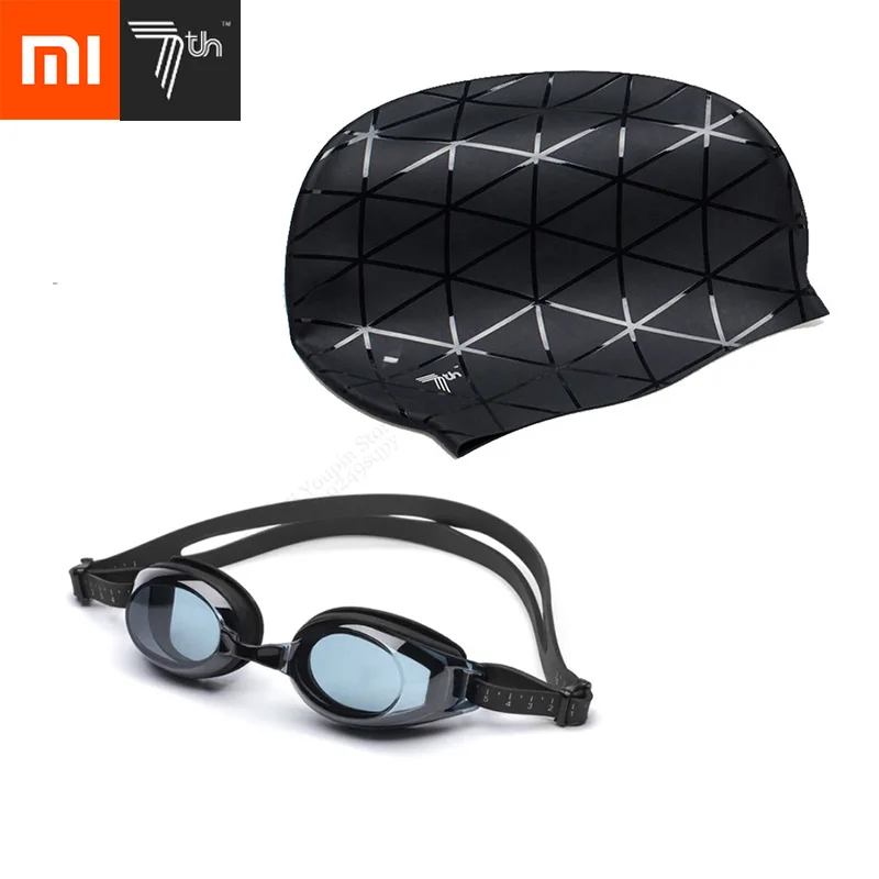 

Xiaomi Mijia Smart Home TS Swimming Goggles Waterproof Silicone Glasses 3D Adult Eyewear Adjustable For Women Men with 7th Cap