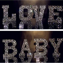 Любовь ребенок письмо Свадебный десерт бар Свадебные украшения подарок на день рождения