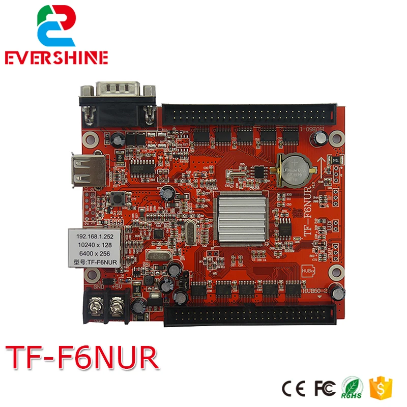 Светодиодная карта управления экраном Lan ethernet + USB порт RS232 10240*128 6400*256 пикселей