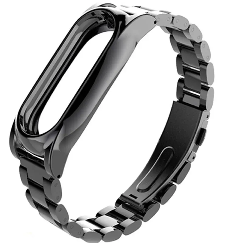 

Miband 4 Smart Band Original Stainless Steel Strap For Xiaomi Miband 2 3 4 Wristband Replaceable Strap For Xiaomi Mi Band 2 Mi4