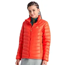 Women Snowboarding Jackets Ultra-light White Duck Down Warm Waterproof Jacket Ski Ice Sports Traveling Camping Hiking Down Coat