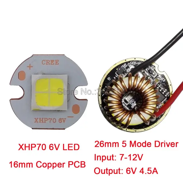 Cree XHP70 6V Cool White Neutral White Warm White High Power LED