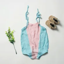 Ins Hot 2016 Infant Baby Girls Cotton Rompers Toddler Princess Singlet Jumpsuits Babies Summer Ruffle One piece with Headbands