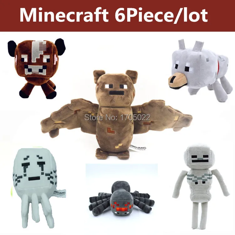 mojang minecraft plush toys