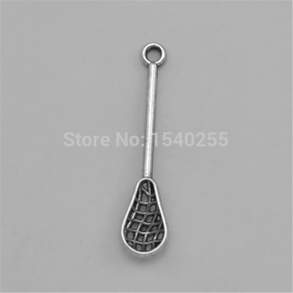 

Skyrim 10pcs/lot Zinc Alloy lacrosse stick dangle charm pendant jewelry