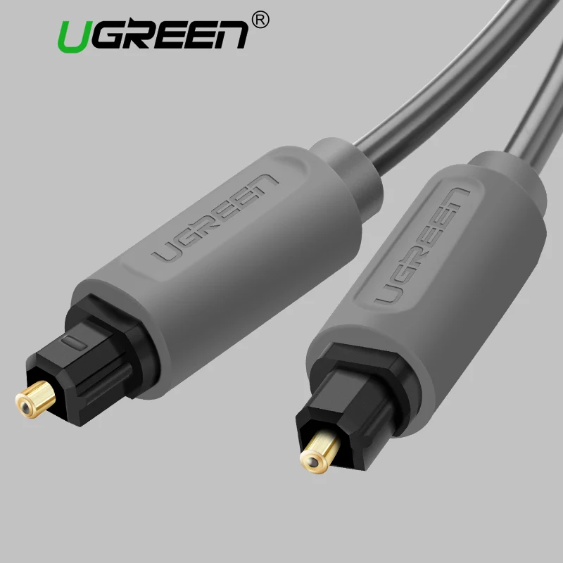 Ugreen Digital Optical Audio Cable Toslink Gold Plated 1m 2m 3m SPDIF Coaxial Cable for Blu ray