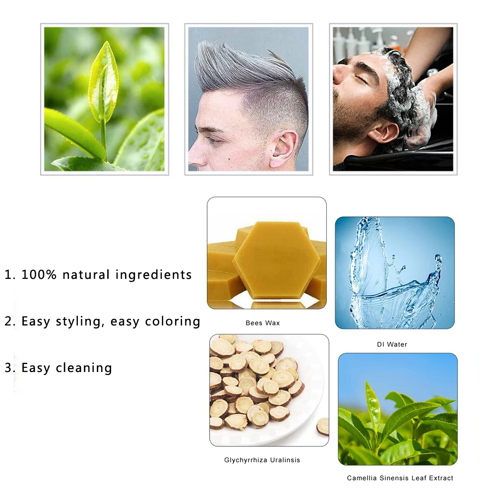 sliver grey hair wax 004