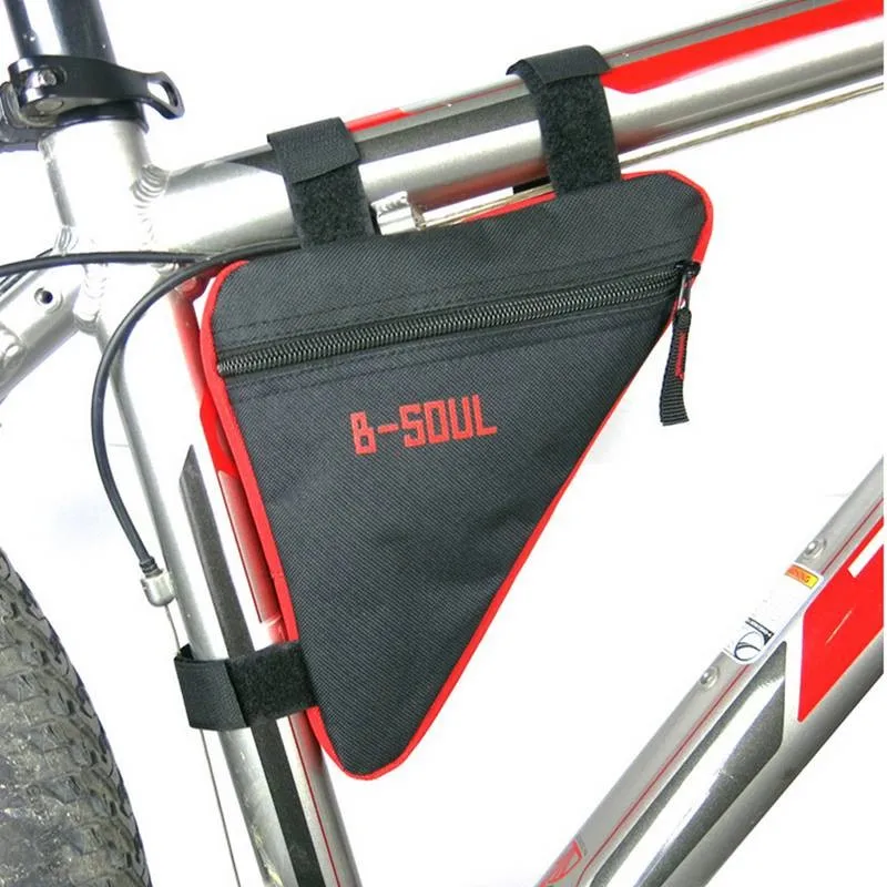 Clearance Bike Bicycle Cycling MTB Front Tube Frame Phone Waterproof Bicycle Bag Triangle Pouch Frame Saddle Holder Bycicle Accessories 1