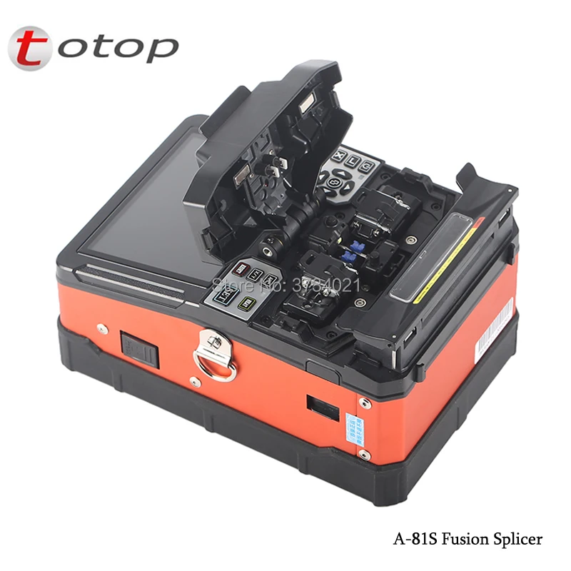 Máquina de Emenda A-81s da Soldadura da Fibra Ótica de A-81s Splicer da Fusão com Tempo de Emenda de 9 Ftth Segundos 11 fibra ótica de A-81S ftth splicer da