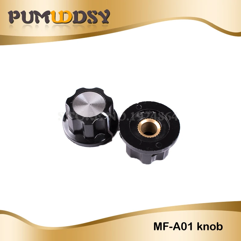 

10pcs MF-A01 bakelite potentiometer potentiometer knob cap diameter 19.5MM with RV16 hole 3.2MM