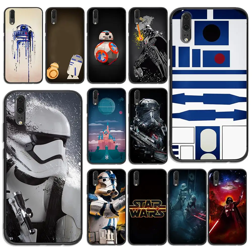 

YODA star wars soft phone for Huawei P8 P9 P10 P20 P30 Lite Pro P Smart 2016 2019 TPU Soft Silicone