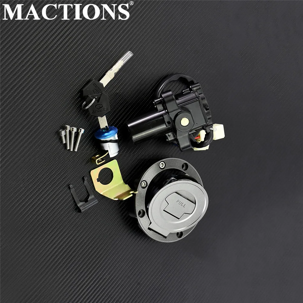 Motorcycle Ignition Switch Lock Fuel Gas Cap Key For Yamaha FJR1300