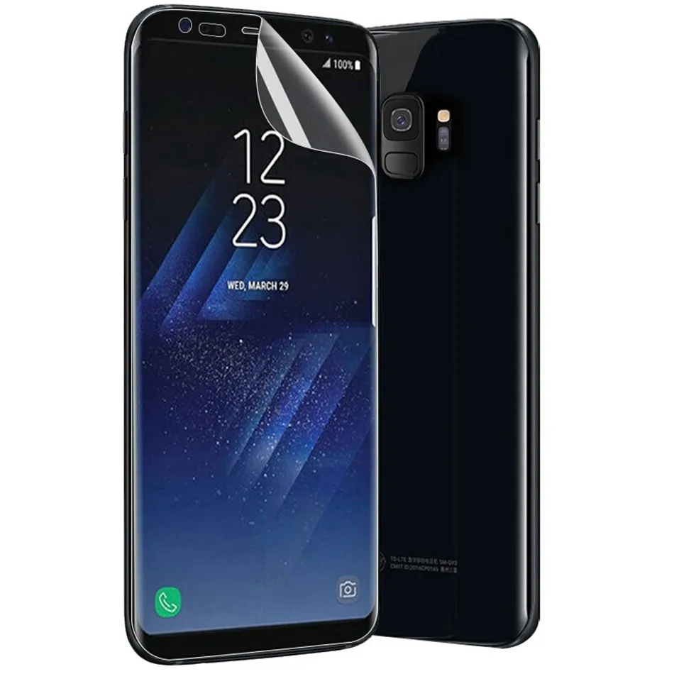 Полное покрытие мягкая TEP Nano пленка для samsung Galaxy S9 Plus Защита экрана для samsung S6 S7 S 6 7 8 9 Edge Plus пленка не стекло