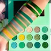 DE'LANCI Makeup Eyeshadow Pallete 15 Color Bright Pigmented Glitter Eye Shadow Palette Green Blue Orange Purple Make up Palette ► Photo 3/6