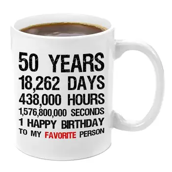 

50th Birthday Gift Premium 11oz Coffee Mug Gift