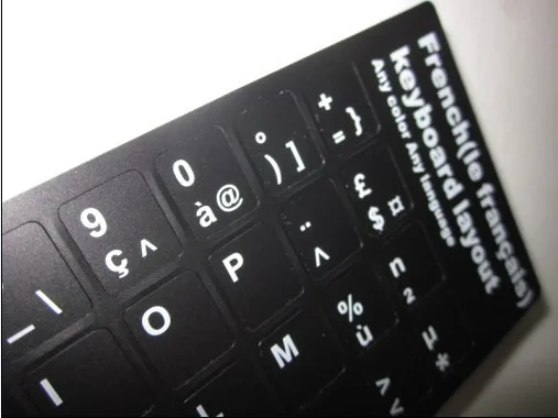 2 шт./лот наклейка на клавиатуру для Google Pixel CB3 Asus hp acer Chromebooks 11,6 13,3 14 дюймов - Цвет: French
