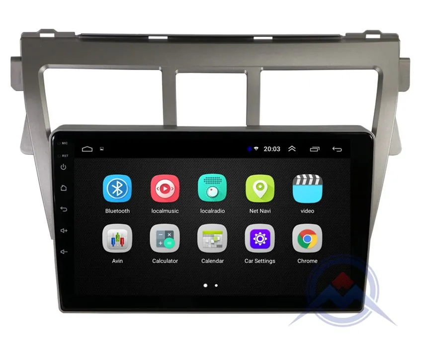 Cheap ZOHANAVI Android 8.1 2.5D Car Stereo Screen Radio For Toyota Vios Yaris Belta 2005-2011 Car DVD GPS Navigation with maps 14