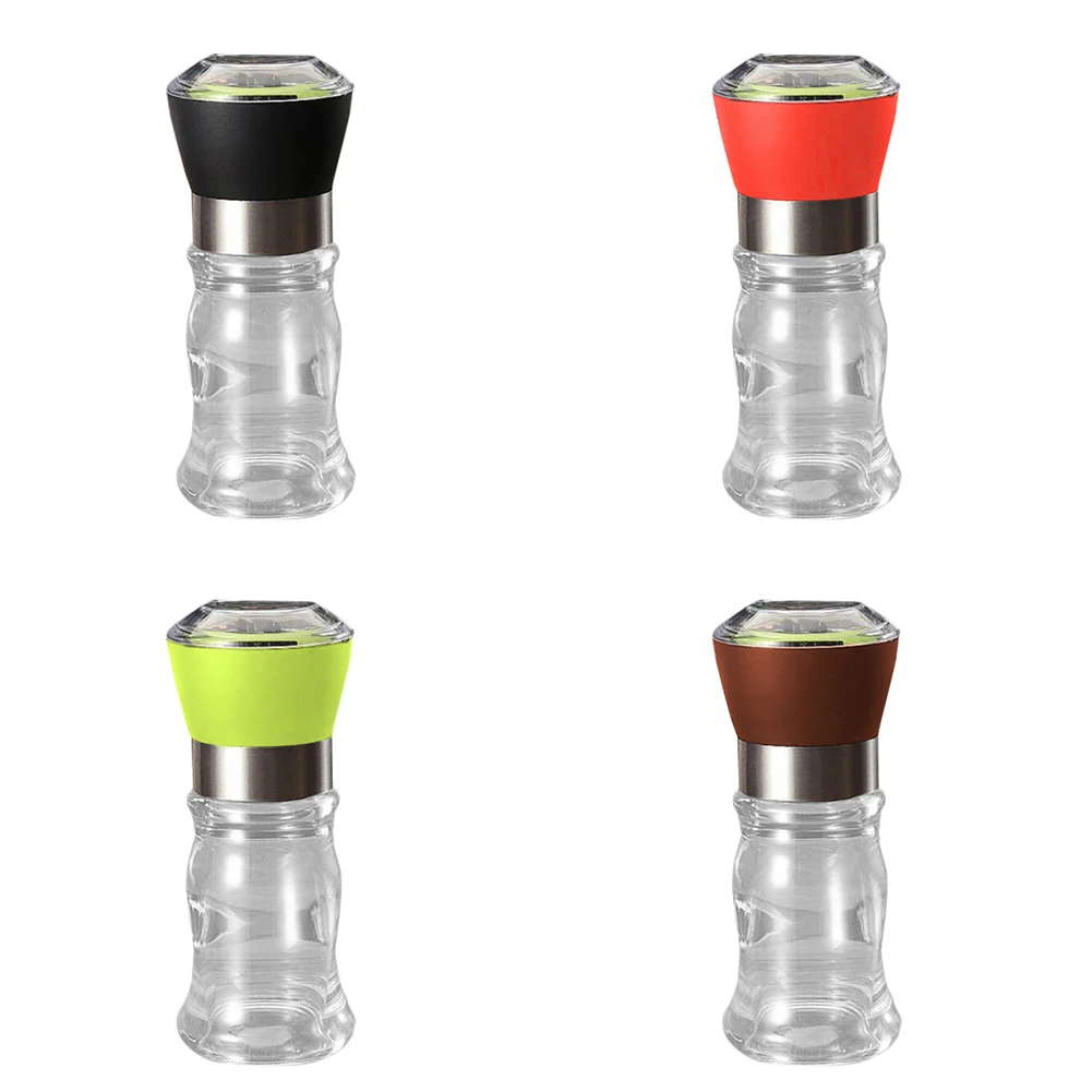 

Hifuar Salt And Pepper Mills Novel Handy Salt Pepper Mill Grinder Seasoning Grinders Red White Black Creative Kitchen Tools #YW