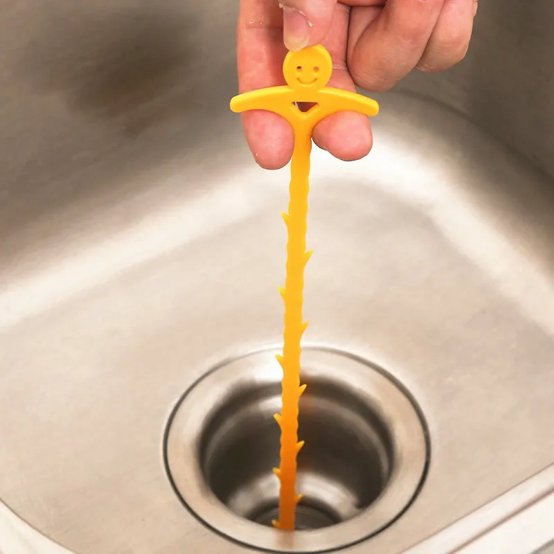 

Cleaning Hook Sink Hair Bathroom Floor Home Kitchen Bathroom Drain Device Small Tools Cleaning Brush Sewer 18JAN18