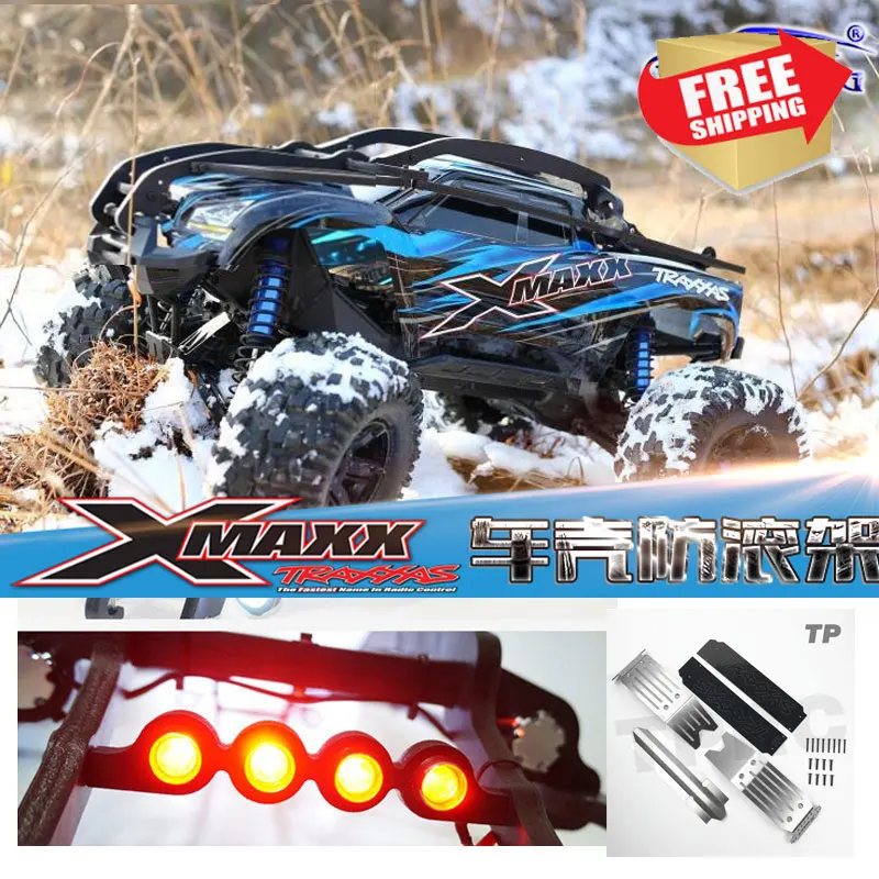 Roll Cage Bar Nylon Frame Shell Protection Cover For Traxxas 77086-4 X-Maxx Body Xmaxx led Armor sh - 32974916419