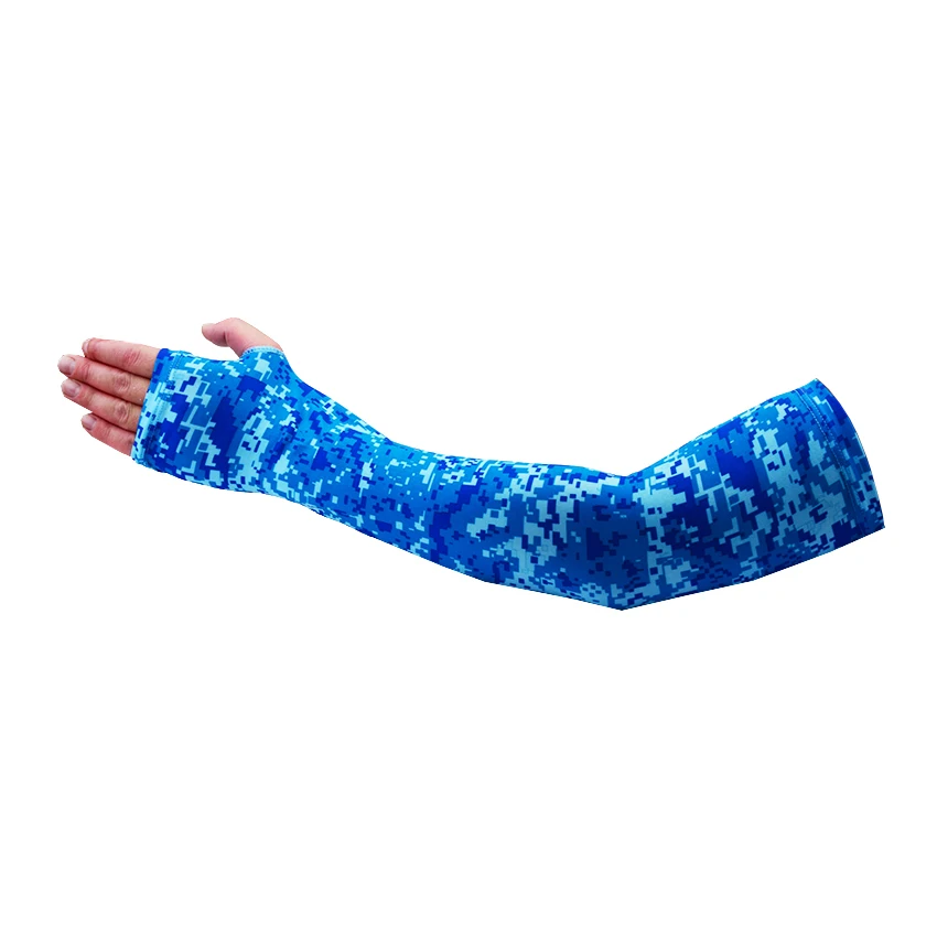 2 PCS Fishing Arm Sleeve Safety Sleeves Sun UV Protection Sleeves Long Arm Cover Cooling Warmer for Running Golf Cycling Summer afbeelding