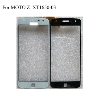 

2PCS For MOTO Z XT1650 XT 1650 Front Outer Glass Lens Repair Outer Glass Touch Screen without Flex For MOTOZ XT1650-03