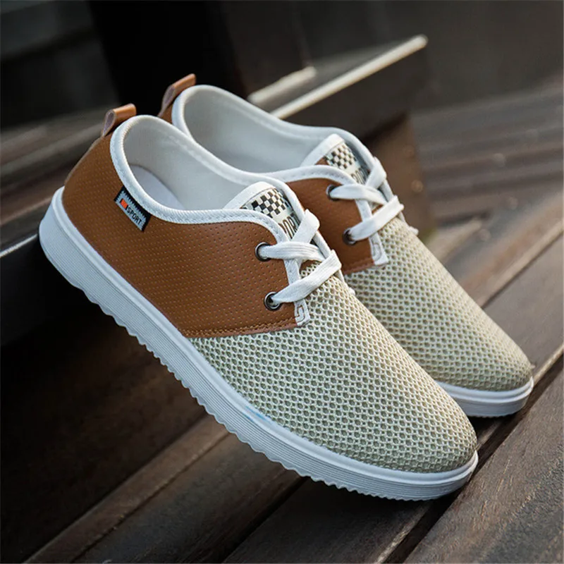 

Men's casual shoes 2019 canvas shoes men's breathable mesh casual canvas men's shoes men's shoes Chaussure Homme Factory sales