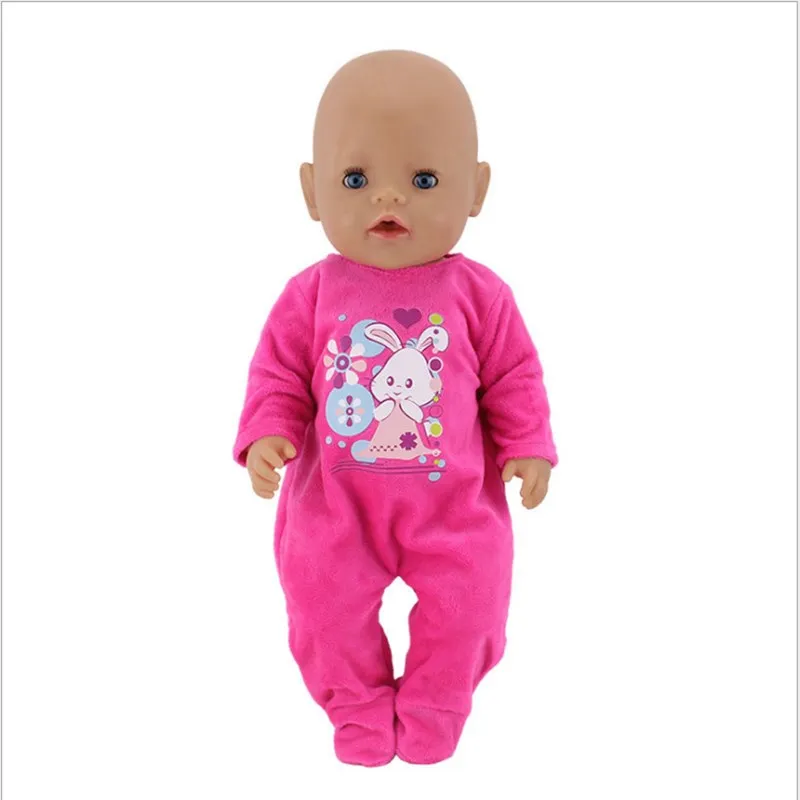 

Baby New Born Doll Clothes Fit 18 inch 40-43cm Doll Unicorn Bee Rabbit Ostrich Clothes Accessories For Baby Birthday Gift