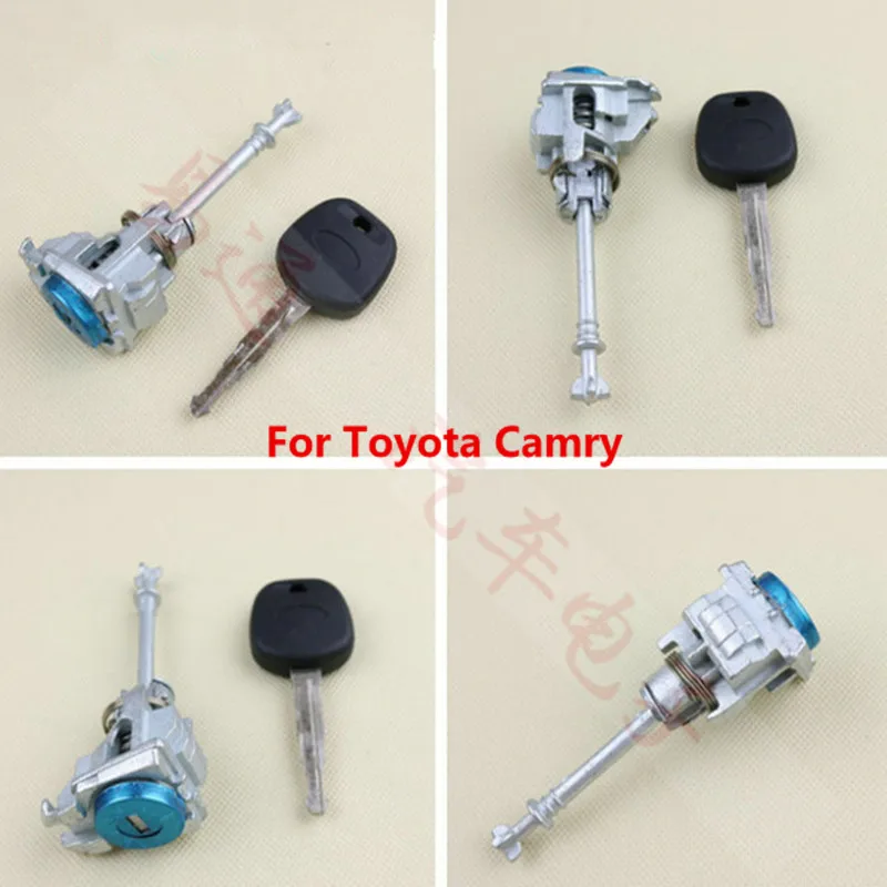 Для Toyota PRADO LC150 Camry Vios Crown COROLLA замок левой двери цилиндр замка автомобильной двери с ключом 1 шт - Цвет: For Camry