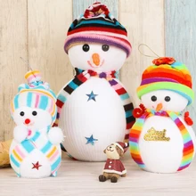 2017 Novos Dos Desenhos Animados Enfeites de Boneca Boneco de Neve Bonito Do Partido Do Festival de Natal Xmas Árvore Pendurado Decoração para casa Favor Do presente para as crianças