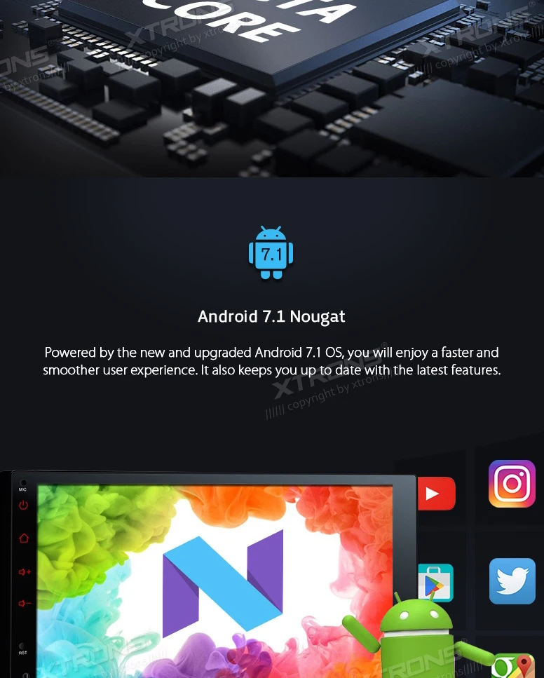 Cheap 7" Android 7.1 Nougat car GPS radio stereo Multimedia fits 1din and 2 Din One din Double din 32GB ROM 2GB DDR3 RAM OCTA Core 5 Cheap 7" Android 7.1 Nougat car GPS radio stereo Multimedia fits 1din and 2 Din One din Double din 32GB ROM 2GB DDR3 RAM OCTA Core 5