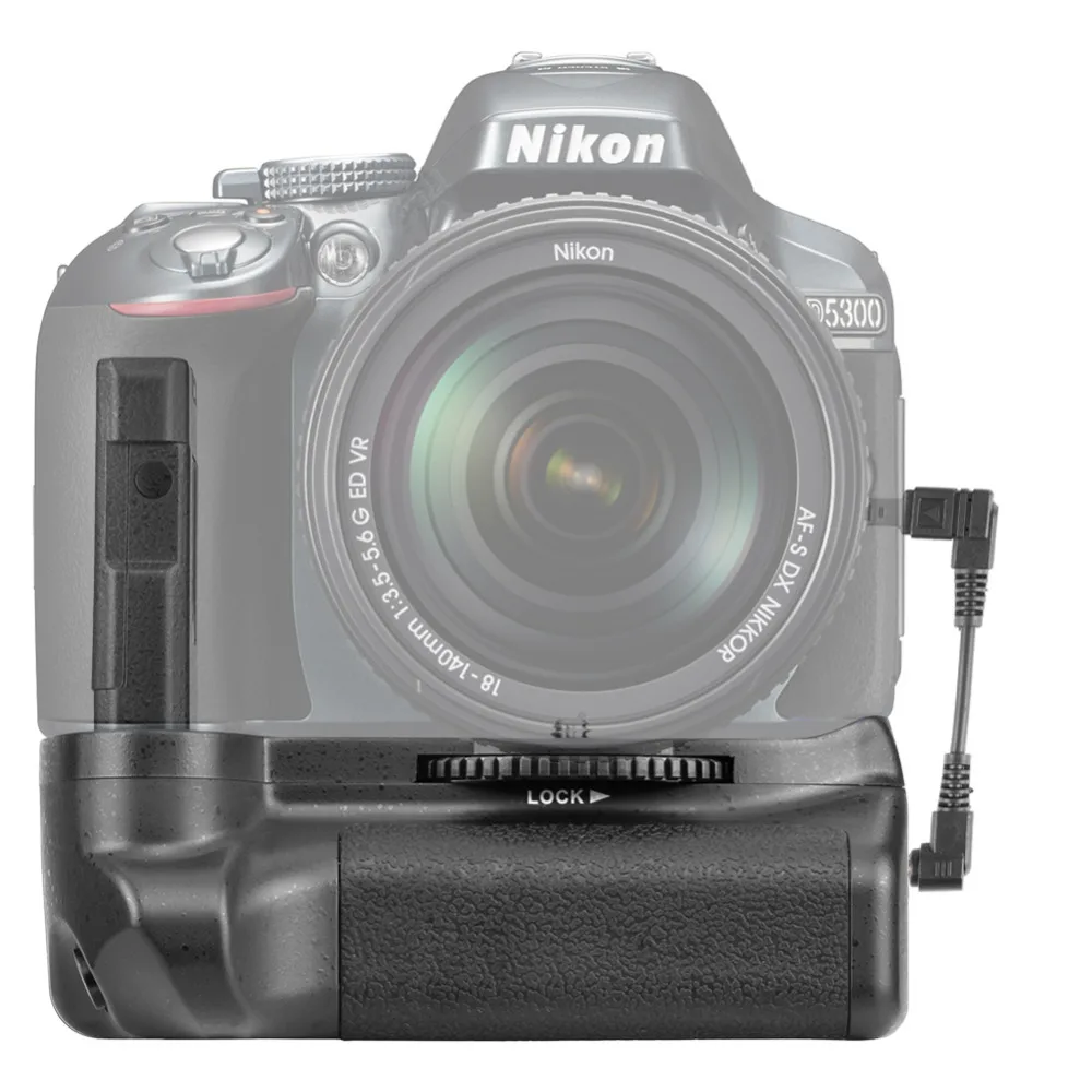 1 * запасная EN EL14 батарея для Nikon D5200 многомощная DSLR Вертикальная Батарейная ручка