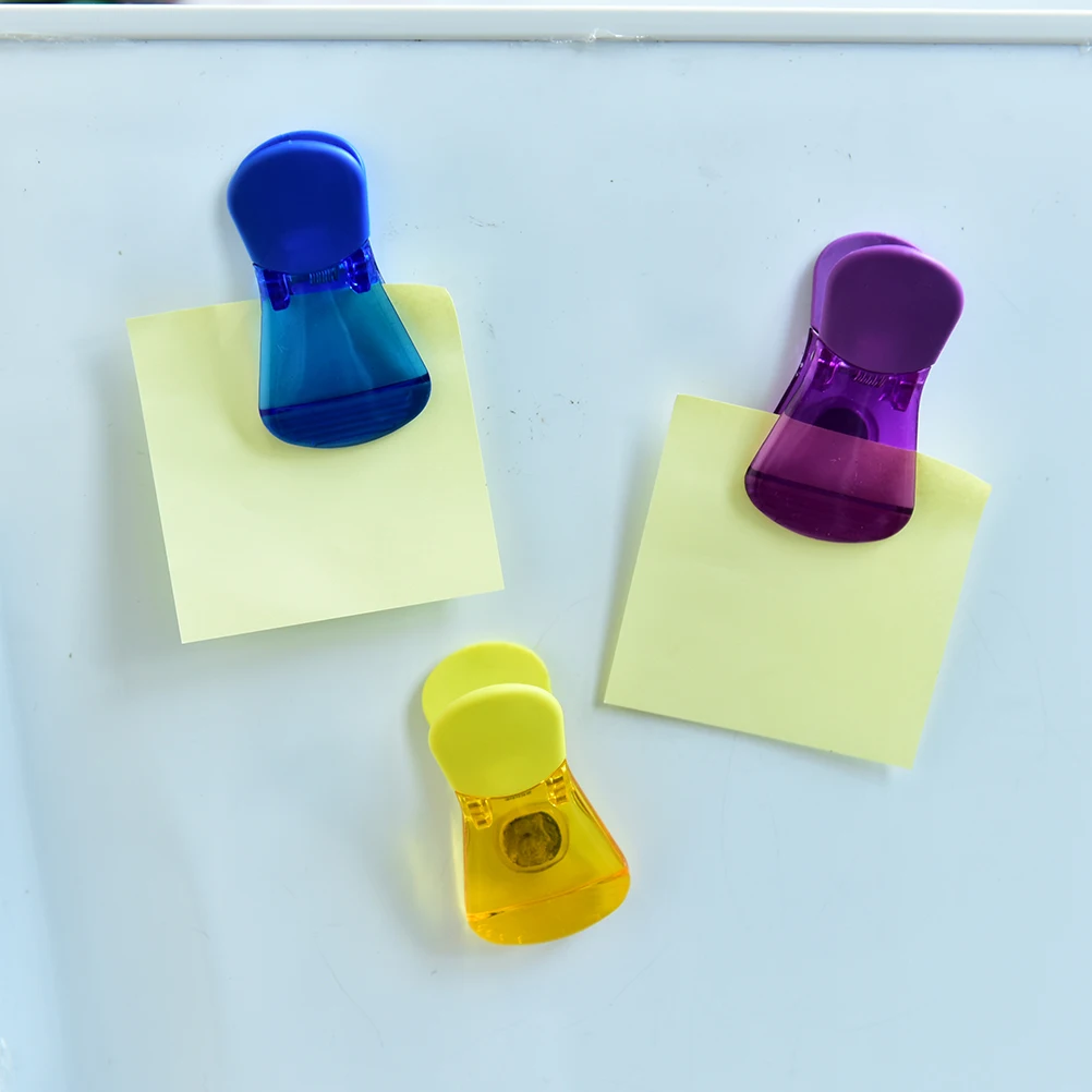 6 шт./компл. разные цвета идеальный зажим с магнитом для холодильника доски карта Фото Календарь для дома офиса