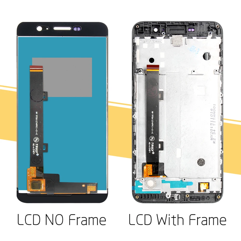 ORIGINAL 5.0'' Display For HUAWEI Honor 4C Pro TIT-L01 LCD Touch Screen with Frame For HUAWEI Y6 Pro Display Replacement