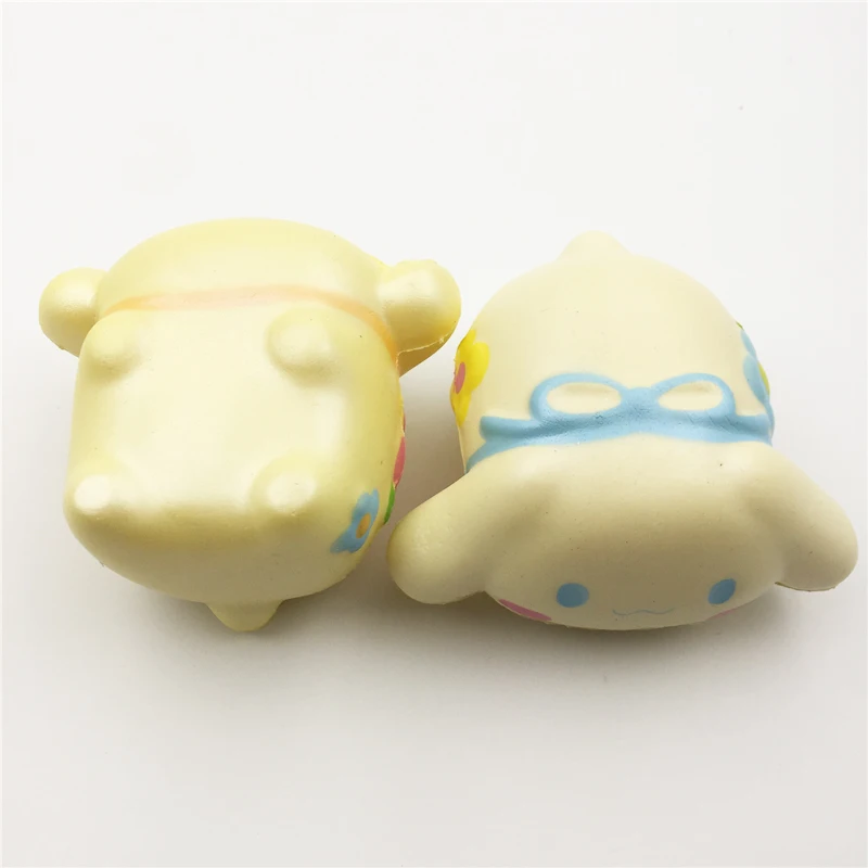 Мягкими Cinnamoroll пудинг собака медленно поднимающийся ароматизированный Kawaii Squishies Джамбо Squeeze забавные игрушки для Дети Детские подарки