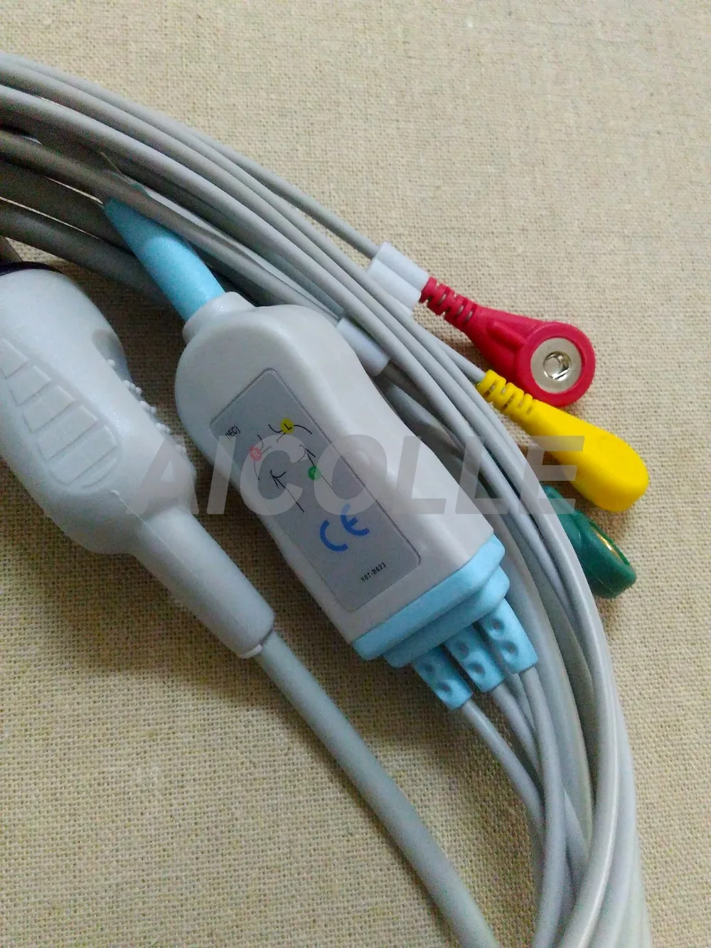 Goldway Mindray PM7000 PM8000 PM9000 MEC1000 MEC2000 6 контактов цельный 3 свинца ecg кабель оснастки на