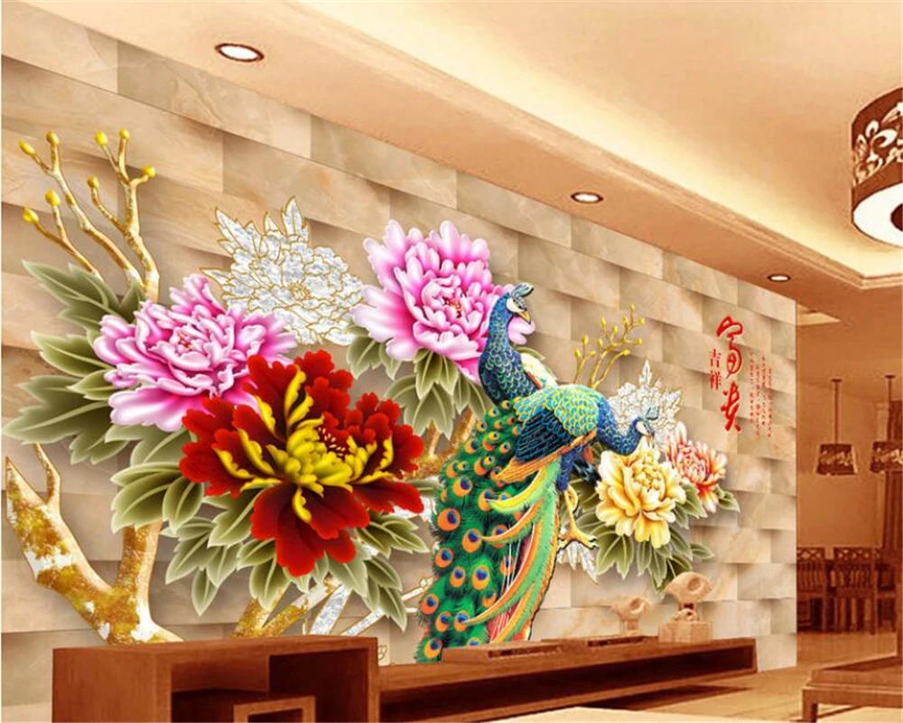 Mural Personalizado Beibehang 3d Atmosfera De Alta Definicion