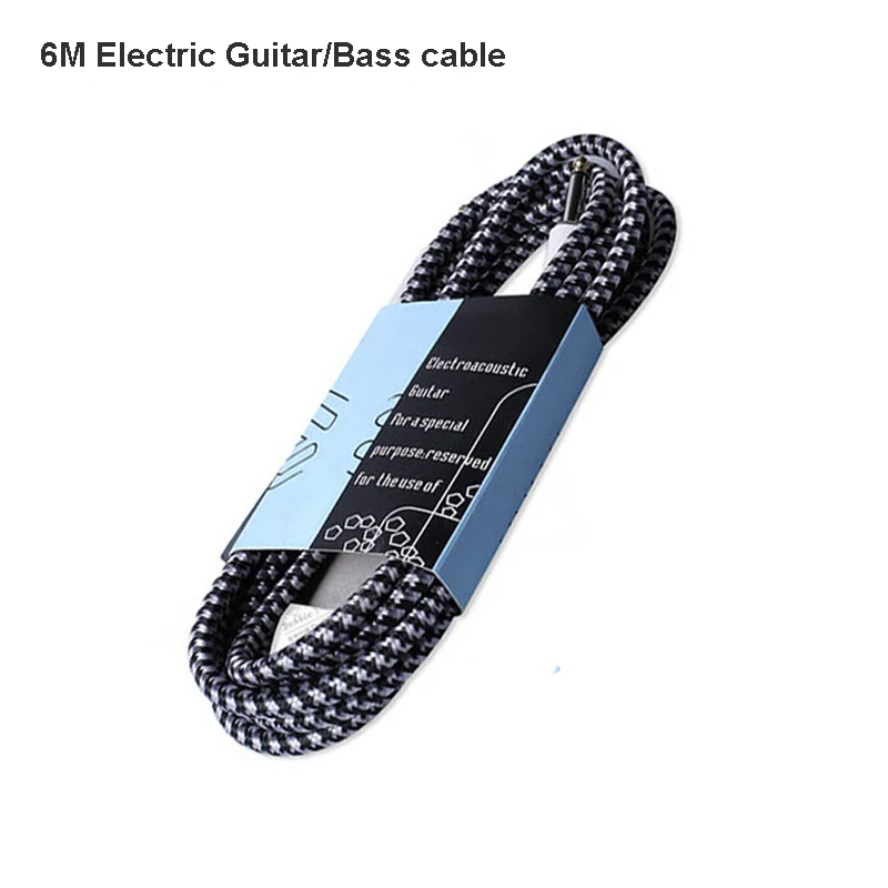 6M Electric Guitar Bass Cable Oxygen Free Copper c...