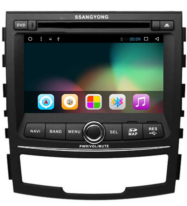 

Quad Core Android 6.0 Car DVD Player for Ssangyong Korando 2010 2011 2012 2013 GPS Navigation Radio RDS Stereo Wifi 3G