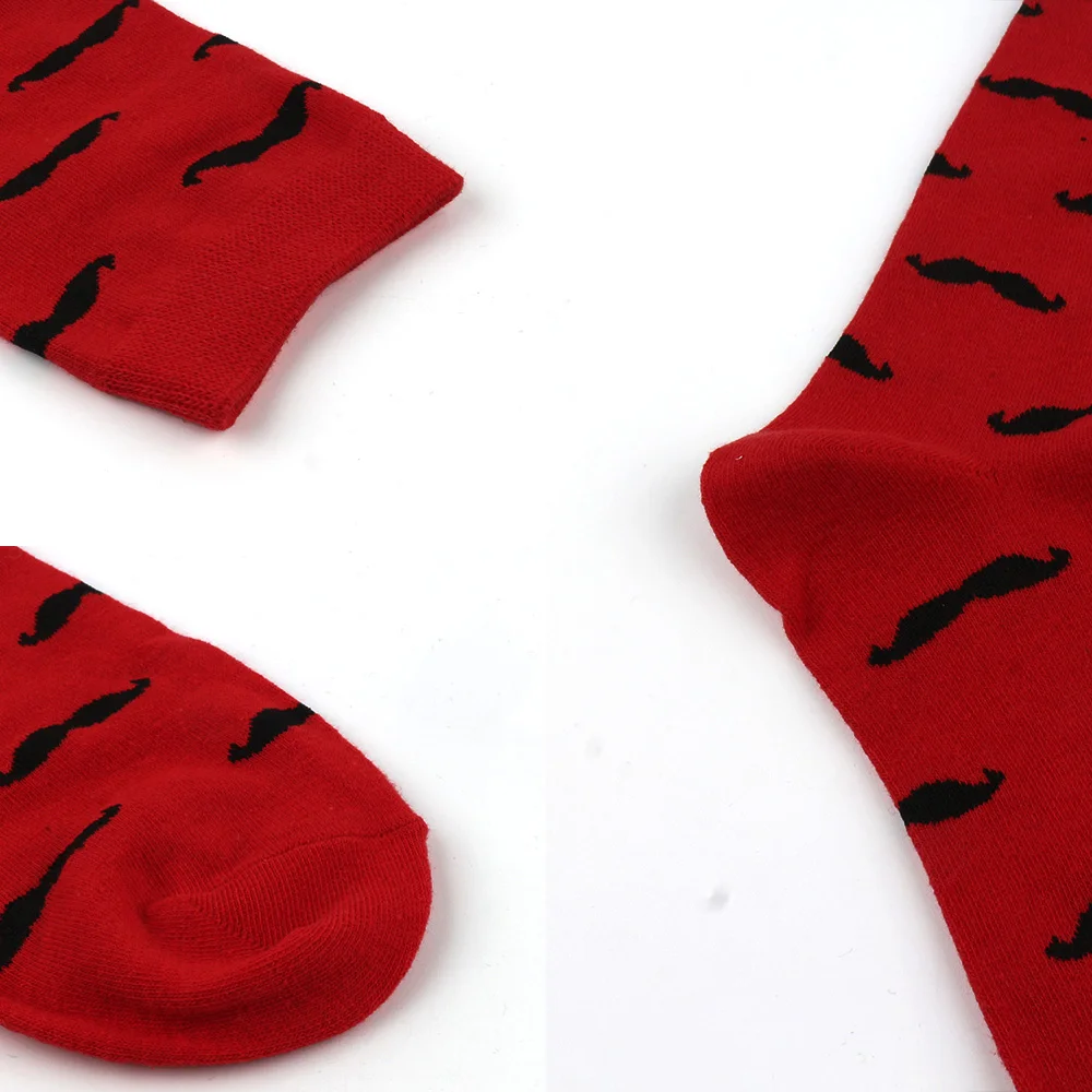 Lefifino уличная мода Harajuku Стиль Для мужчин; хлопковые носки Новинка усы мужские повседневные платья Носки для девочек для Для мужчин высокое качество l24629