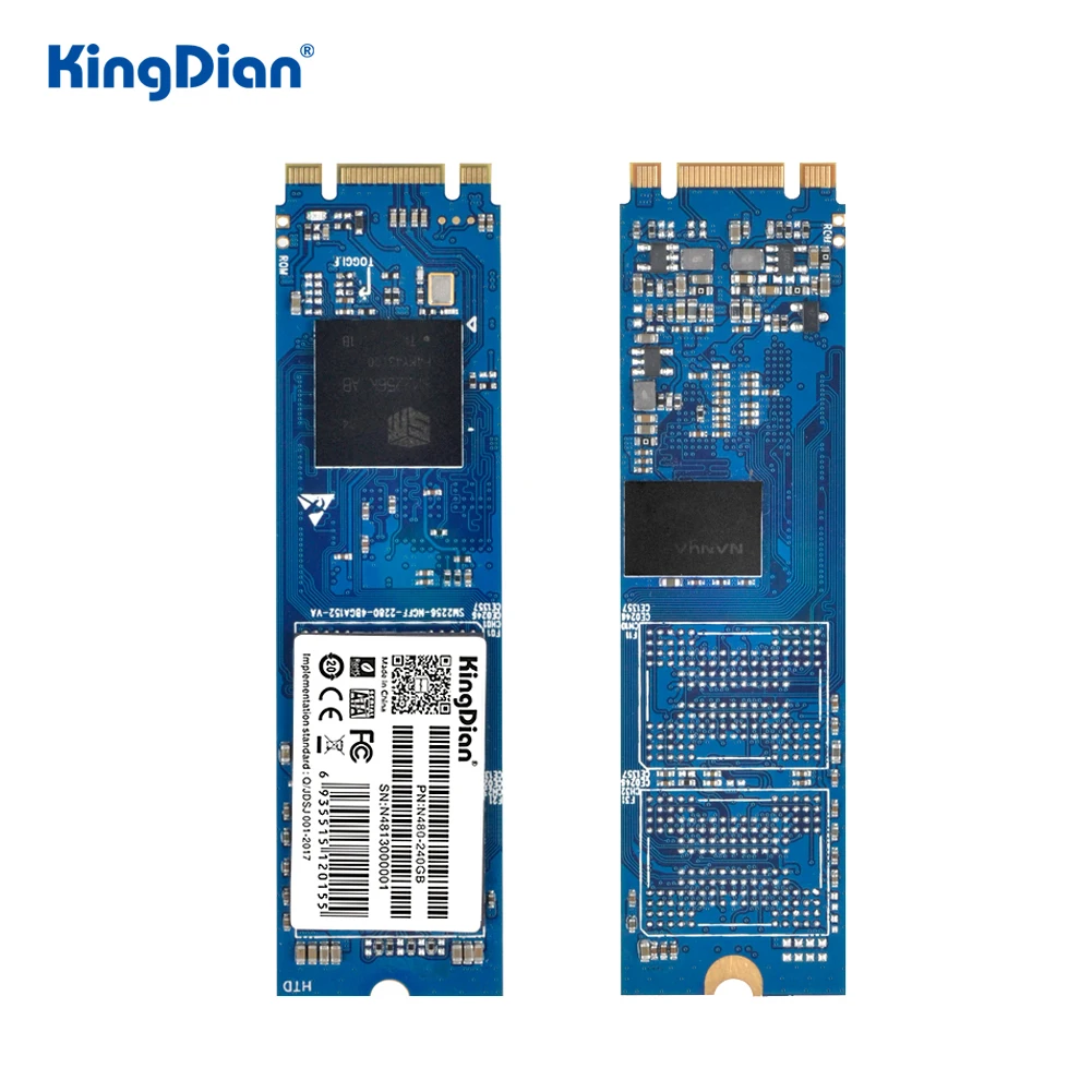 KingDian M.2 2280 SSD 120gb 240gb 512gb M.2 SSD SATA NGFF Hard Disk Internal Solid State Drive For Laptop