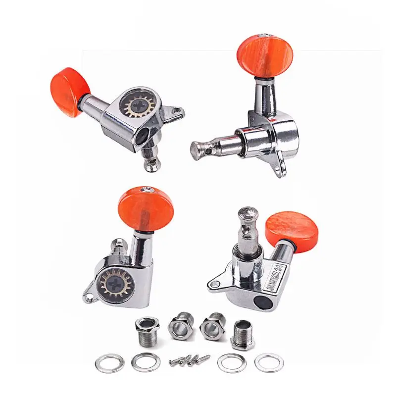 

2L+2R Machine Head Metal Ukulele Tuning Pegs Accessories