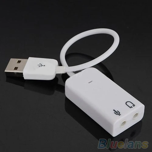 USB аудио адаптер USB к разъему 3,5 мм наушники микрофон USB звуковая карта Виртуальная 7,1 3D внешняя для ноутбука ПК Звуковая карта