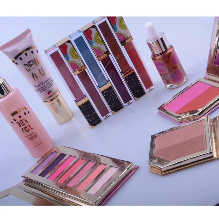 

New Cosmetics Big Set Frutti Makeup Set 26in1 Kit eyeshadow palette lip gloss liquid highlighter Fruit Set