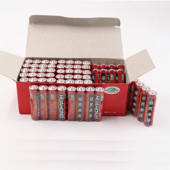

Huahong 20pcs 1.5V Battery AAA Carbon Dry Batteries Safe Strong Explosion-proof 1.5 Volt AAA Battery UM4 Bateria No Mercury