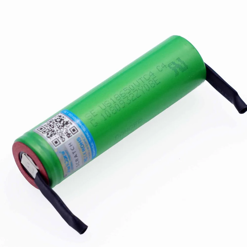 VariCore 3,6 V 18650 VTC4 2100mAh высокий расход 30A аккумуляторная батарея для US18650VTC4+ DIY никелевые листы