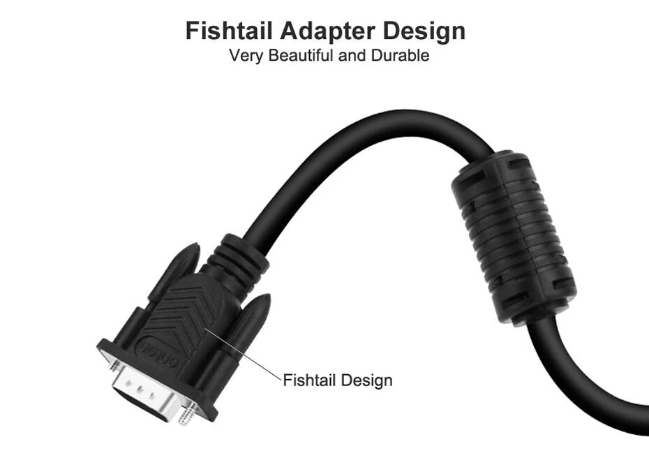 VGA to VGA  Adapter Converter VGA Cable 9