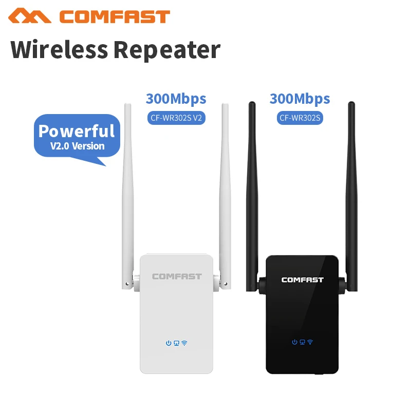 

Comfast CF-WR302SV2 Long Range Wireless Wifi Repeaters 802.11N/B/G Network Wi-fi Router Expander 300M Wi fi Signal Amplifier AP