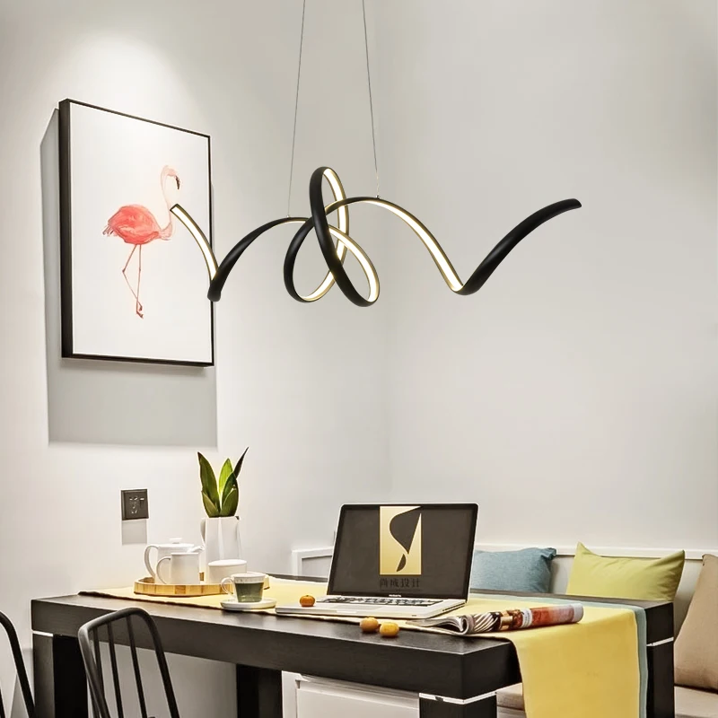 Креативный светодиодный алюминиевый скандинавский светильник, светодиодный светильник, современная люстра для гостиной, столовой, светодиодный светильник